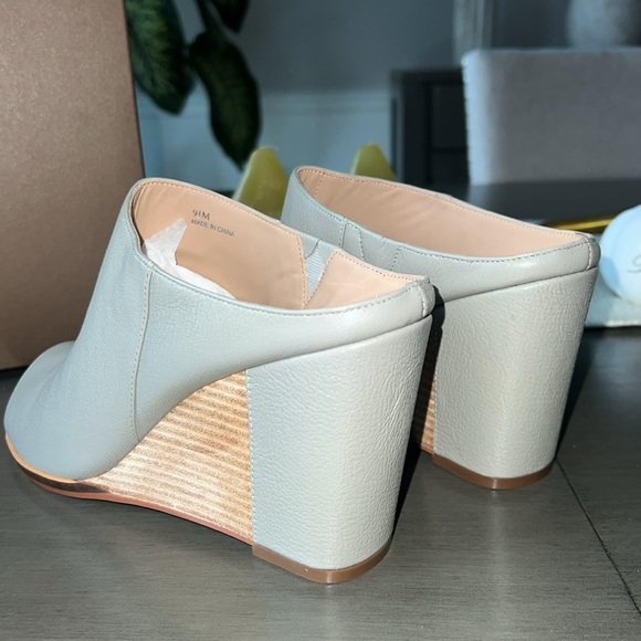 PAOLO LINEA GIAI BLOCK SLIP ON HEELED MULE SANDALS 9.5 - Picture 5 of 7